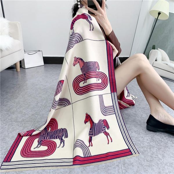 horses scarf for women shawl winter scarfs thick cashmere blanket carriage retro folk blended ladies fringed scarves, Blue;gray
horses scarf for women shawl winter scarfs thick cashmere blanket carriage retro folk blended ladies fringed scarves, Blue;gray