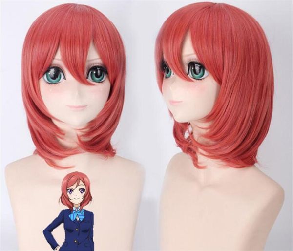 party masks anime lovelive maki nishikino red short wig cosplay costume love live hair women wigs c041
party masks anime lovelive maki nishikino red short wig cosplay costume love live hair women wigs c041