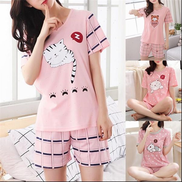 1pc summer young girl womens sleepwears short sleeve cotton pajamas cute nightshirt casual home service sleepwear 2xl, Black;red
1pc summer young girl womens sleepwears short sleeve cotton pajamas cute nightshirt casual home service sleepwear 2xl, Black;red