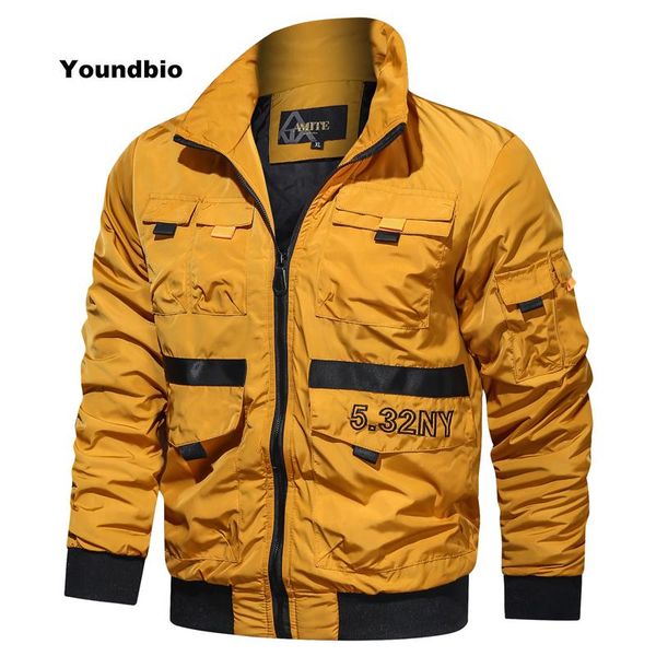 men's jackets men tactical jacket autumn winter bomber cargo multi pockets fashion military coat brand clothing, Black;brown
men's jackets men tactical jacket autumn winter bomber cargo multi pockets fashion military coat brand clothing, Black;brown