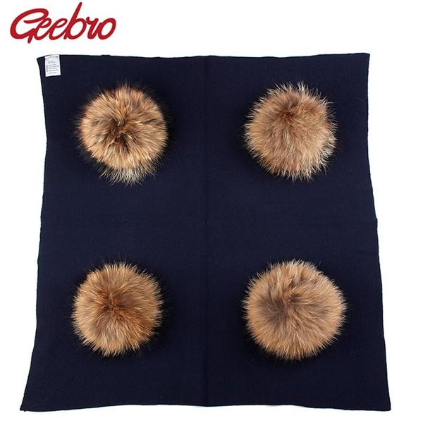 scarves geebro born warm wool swaddling soft blanket baby sleeping solid color blankets with real fur pompom bedding swaddles wrap, Blue;gray
scarves geebro born warm wool swaddling soft blanket baby sleeping solid color blankets with real fur pompom bedding swaddles wrap, Blue;gray