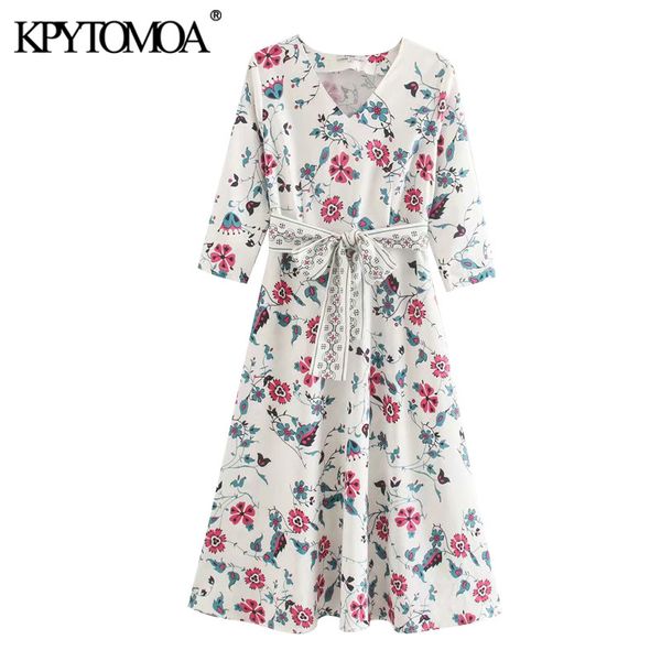 women elegant fashion floral print with belt midi dress vintage v neck half sleeve female dresses vestidos mujer 210416, Black;gray
women elegant fashion floral print with belt midi dress vintage v neck half sleeve female dresses vestidos mujer 210416, Black;gray