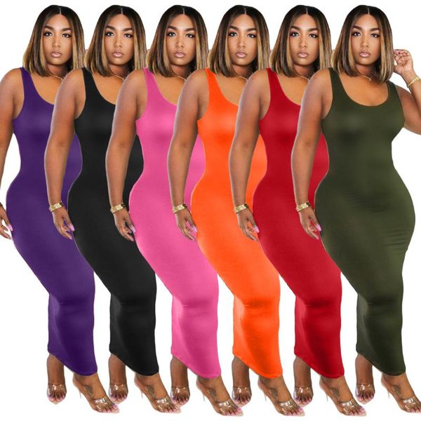 casual dresses spot street 2021 selling european and american fashion sleeveless solid color dress, Black;gray
casual dresses spot street 2021 selling european and american fashion sleeveless solid color dress, Black;gray