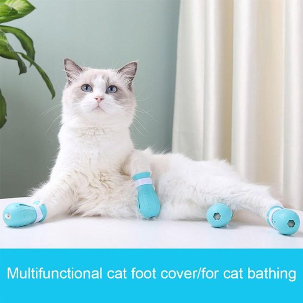 cat costumes 4 pcs of silicone pet and dog shoes feeding , injection, bathing, scratch-proof foot cover
cat costumes 4 pcs of silicone pet and dog shoes feeding , injection, bathing, scratch-proof foot cover
