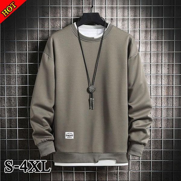 mens casual sweatshirts hoodie men fake two pieces multi color o-neck fashion harajuku style male sweatshirt 2021 men's hoodies &, Black
mens casual sweatshirts hoodie men fake two pieces multi color o-neck fashion harajuku style male sweatshirt 2021 men's hoodies &, Black