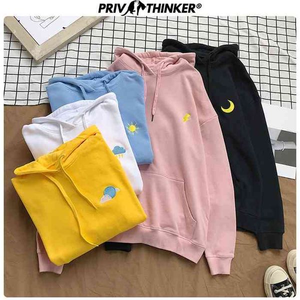 privathinker lady embroidery korean hooded sweatshirt 2021 autumn female o-neck hoodies women 5xl clothes couple loose hoodie, White;black
privathinker lady embroidery korean hooded sweatshirt 2021 autumn female o-neck hoodies women 5xl clothes couple loose hoodie, White;black