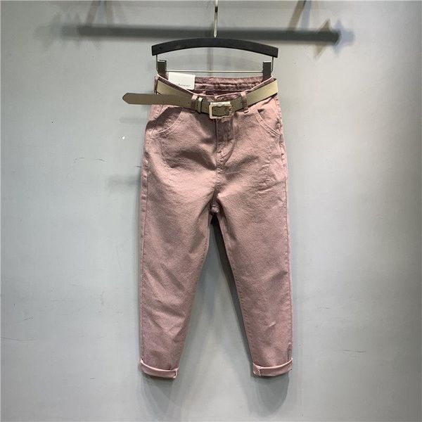 women's jeans korea-style pink high waist stretch jean women large size spring autumn casual trousers simplicity harem denim pants, Blue
women's jeans korea-style pink high waist stretch jean women large size spring autumn casual trousers simplicity harem denim pants, Blue