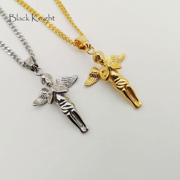 pendant necklaces black knight stainless steel cute angel necklace religious amulet women fashion jewelry blkn0735, Silver
pendant necklaces black knight stainless steel cute angel necklace religious amulet women fashion jewelry blkn0735, Silver