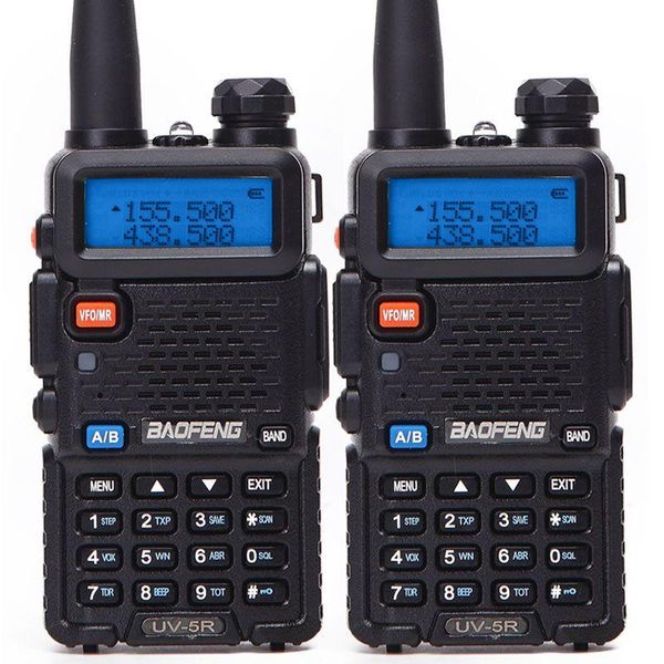 walkie talkie 1or 2pcs baofeng bf-uv5r ham radio portable pofung uv-5r 5w vhf/uhf dual band two way uv 5r cb
walkie talkie 1or 2pcs baofeng bf-uv5r ham radio portable pofung uv-5r 5w vhf/uhf dual band two way uv 5r cb
