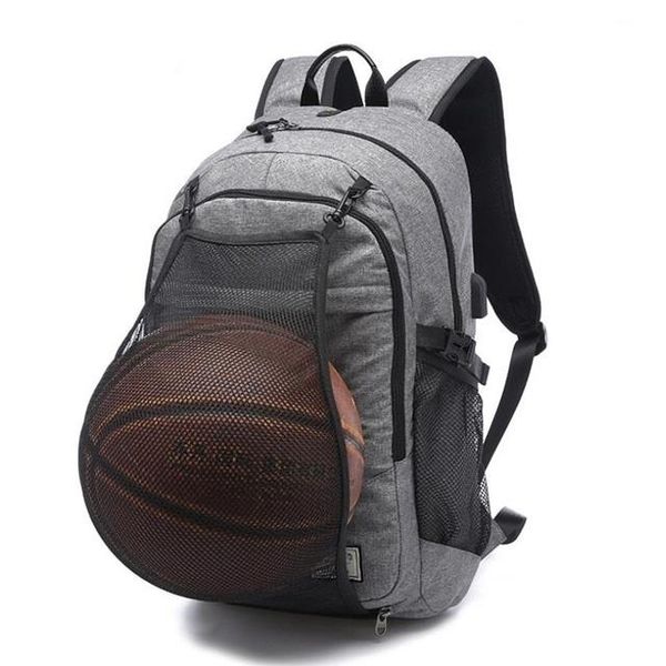 outdoor bags multifunction student basketball bag men hiking fitness sports bag, with external usb charging port(grey)
outdoor bags multifunction student basketball bag men hiking fitness sports bag, with external usb charging port(grey)