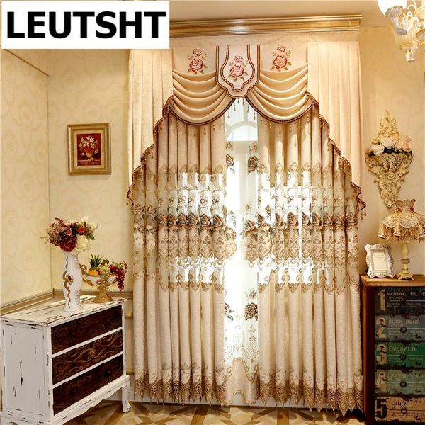 european and american style luxury embroidery high shade curtains for bedroom high-grade jacquard living room curtain & drapes
european and american style luxury embroidery high shade curtains for bedroom high-grade jacquard living room curtain & drapes