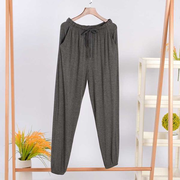 men's sleepwear summer men modal pants long sleep bottom plus size pajama casual trousers home clothing mens nightwear my452, Black;brown
men's sleepwear summer men modal pants long sleep bottom plus size pajama casual trousers home clothing mens nightwear my452, Black;brown