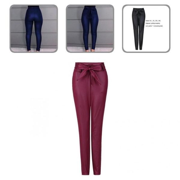 women's pants & capris women faux leather pencil soft wear resistant excellent with detachable belt, Black;white
women's pants & capris women faux leather pencil soft wear resistant excellent with detachable belt, Black;white