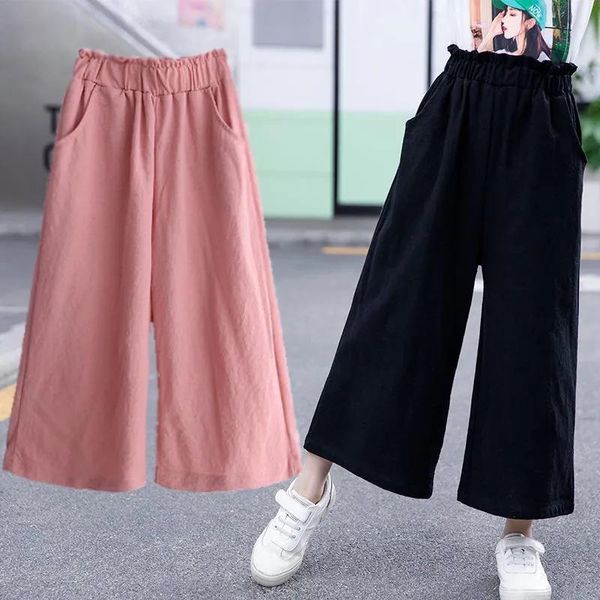 trousers vidmid girls pants summer thin wide leg casual children loose cotton p5334, Blue
trousers vidmid girls pants summer thin wide leg casual children loose cotton p5334, Blue