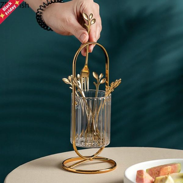 metal glass storage tank modern style household tableware ornaments kitchen supplies fruit fork spoon tool bottles & jars
metal glass storage tank modern style household tableware ornaments kitchen supplies fruit fork spoon tool bottles & jars