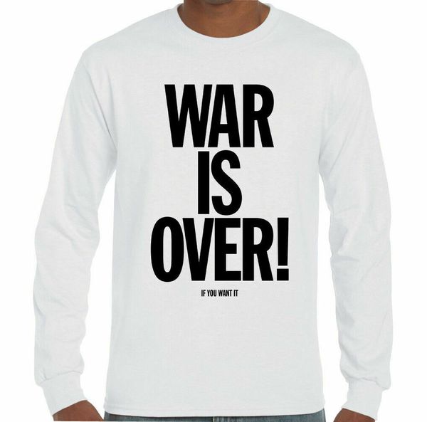 John Lennon T-Shirt was is over if you want it to be Mens inspired the, White;black
John Lennon T-Shirt was is over if you want it to be Mens inspired the, White;black