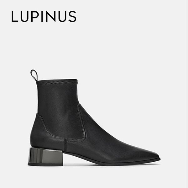 boots lupinus fashion silver heel design ankle for women 2021 chic square toe winter short1, Black
boots lupinus fashion silver heel design ankle for women 2021 chic square toe winter short1, Black