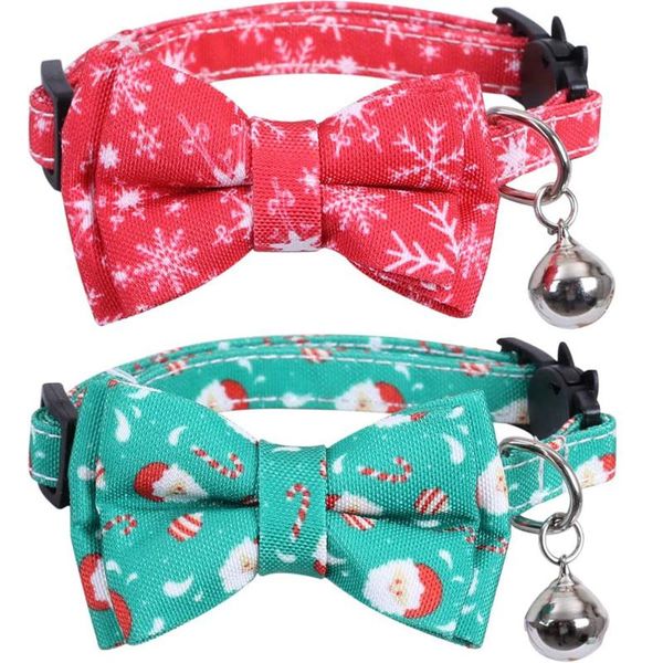 christmas cat collar breakaway with cute bow tie and bell for pets adjustable safety kitten collars accessories santa claus & leads
christmas cat collar breakaway with cute bow tie and bell for pets adjustable safety kitten collars accessories santa claus & leads