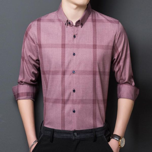 men's casual shirts slim quality fit fashion designer brand mens classic plaid long sleeve plain checkered men clothing 2021, White;black
men's casual shirts slim quality fit fashion designer brand mens classic plaid long sleeve plain checkered men clothing 2021, White;black