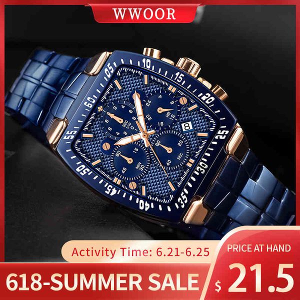 watches wwoor 2021 quartz for men casual fashion brand chronograph big dial stainless steel wrist clock reloj hombre, Slivery;brown
watches wwoor 2021 quartz for men casual fashion brand chronograph big dial stainless steel wrist clock reloj hombre, Slivery;brown
