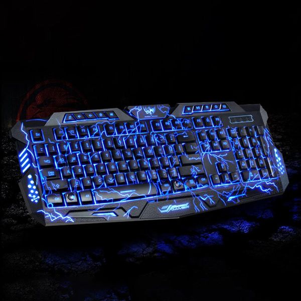 cool led 3-color usb wired gaming keyboard colorful breathing backlit waterproof computer crack keyboards
cool led 3-color usb wired gaming keyboard colorful breathing backlit waterproof computer crack keyboards