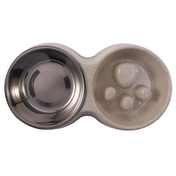 stainless steel dog pet double bowls plastic slow feeding and drinking for puppy small dogs feeders cat &
stainless steel dog pet double bowls plastic slow feeding and drinking for puppy small dogs feeders cat &
