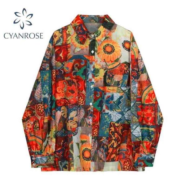 vintage shirt women print fashion korean style autumn elegant casual smock streetwear retro female and blouses 210515, White
vintage shirt women print fashion korean style autumn elegant casual smock streetwear retro female and blouses 210515, White