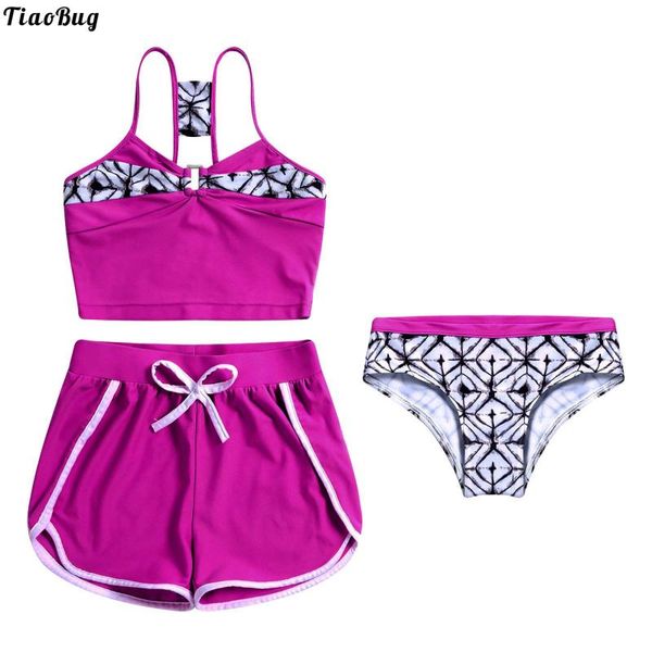 one-pieces tiaobug 3pcs kids girls swimwear v neck straps sleeveless cropped with shorts and briefs set beach bikini bathing, Black
one-pieces tiaobug 3pcs kids girls swimwear v neck straps sleeveless cropped with shorts and briefs set beach bikini bathing, Black