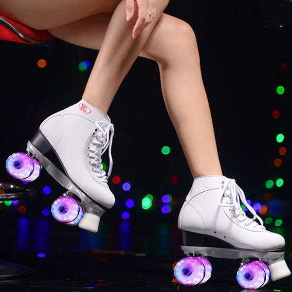 roller skates for girls skating shoe white flashing led wheels roller shoe figure skateswhite
roller skates for girls skating shoe white flashing led wheels roller shoe figure skateswhite
