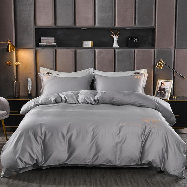 bedding sets luxury gray cotton embroidery set high density satin duvet cover bed linen pillowcase home textile king size
bedding sets luxury gray cotton embroidery set high density satin duvet cover bed linen pillowcase home textile king size