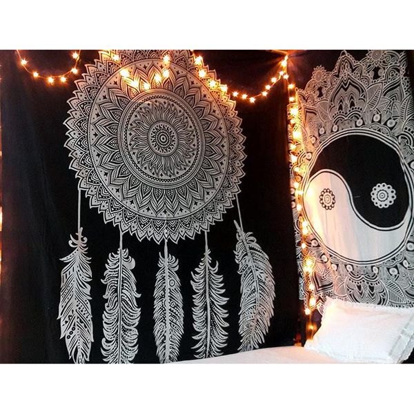 tapestries dream catcher black and white tapestry meditation yoga rugs hippie bohemian bedding
tapestries dream catcher black and white tapestry meditation yoga rugs hippie bohemian bedding
