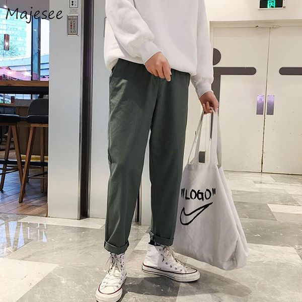 casual cargo pants men pockets ankle-length straight mens trousers solid simple all-match korean large size daily students chic men's, Black
casual cargo pants men pockets ankle-length straight mens trousers solid simple all-match korean large size daily students chic men's, Black