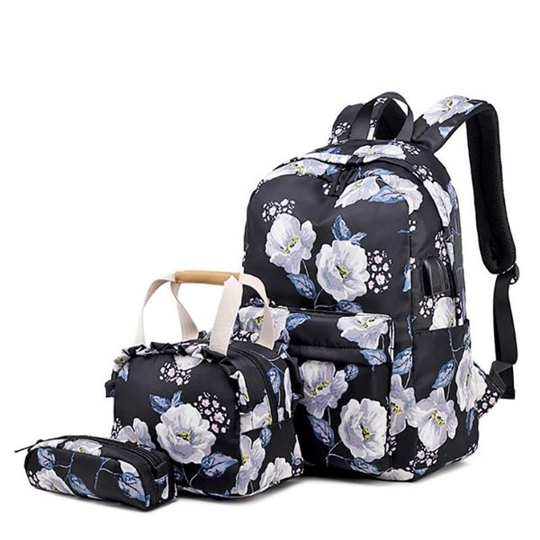 school backpack set casual travel bookbag teens girls boys schoolbag with lunch box usb charging bags
school backpack set casual travel bookbag teens girls boys schoolbag with lunch box usb charging bags