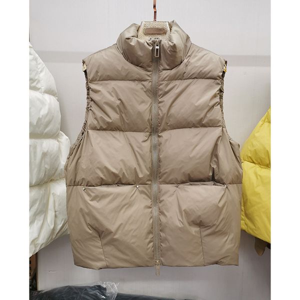 vests 90 white duck autumn winter warm down short women's stand collar sleevels vt coat with waistcoat, Black;white
vests 90 white duck autumn winter warm down short women's stand collar sleevels vt coat with waistcoat, Black;white