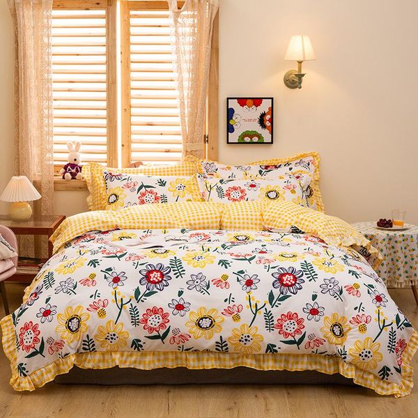 bedding sets spring set summer flower duvet cover pastoral style peaches bed linen sheet daisy 3/4pcs home green
bedding sets spring set summer flower duvet cover pastoral style peaches bed linen sheet daisy 3/4pcs home green