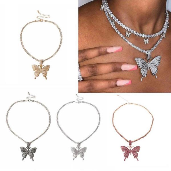 pendant necklaces butterfly necklace rhinestone crystal collar shiny jewelry hip hop accessories, Silver
pendant necklaces butterfly necklace rhinestone crystal collar shiny jewelry hip hop accessories, Silver