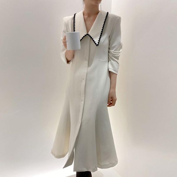 spring chic women autumn casual solid mermaid party long sleeve elegant slim waist dress vestidos dresses, Black;gray
spring chic women autumn casual solid mermaid party long sleeve elegant slim waist dress vestidos dresses, Black;gray