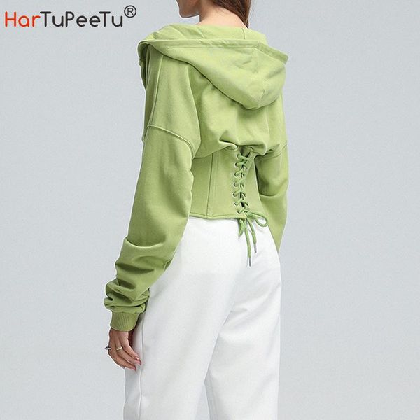women's hoodies & sweatshirts spring autumn women short hoodie back cross bandage design hooded coat v neck solid slim fit s~2xl sweats, Black
women's hoodies & sweatshirts spring autumn women short hoodie back cross bandage design hooded coat v neck solid slim fit s~2xl sweats, Black
