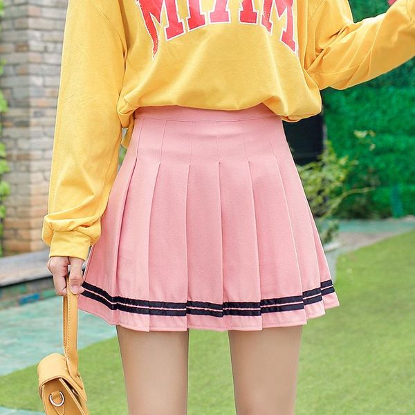 skirts 2021 striped korean skirt pleated school kawaii japanese shorts sweet style clothing high waist mini a-line, Black
skirts 2021 striped korean skirt pleated school kawaii japanese shorts sweet style clothing high waist mini a-line, Black