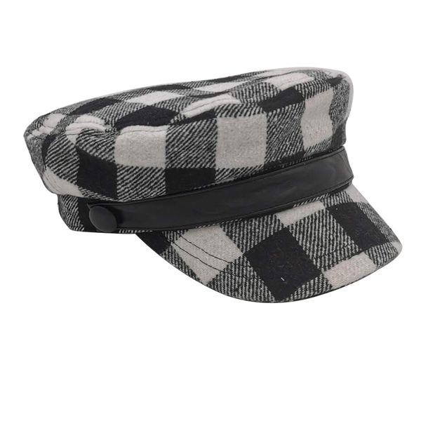 hat designer hat student hat flat-classic large lattice design all cotton soft and comfortable, Blue;gray
hat designer hat student hat flat-classic large lattice design all cotton soft and comfortable, Blue;gray