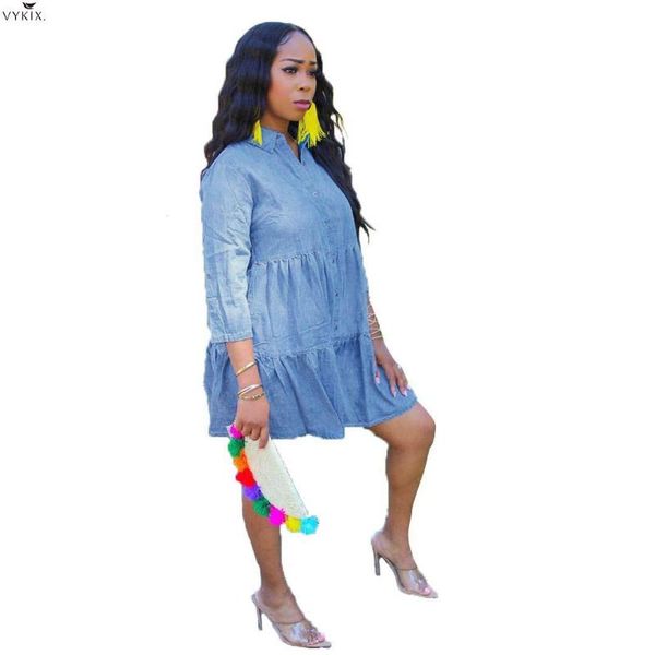 casual dresses 2021 fashion korean women denim long sleeve loose a-line dress streetwear jean blouses shirts femme clubwear, Black;gray
casual dresses 2021 fashion korean women denim long sleeve loose a-line dress streetwear jean blouses shirts femme clubwear, Black;gray