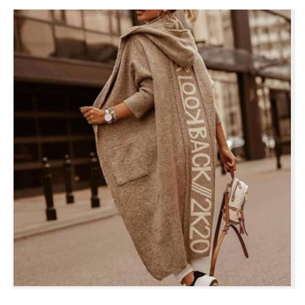 women's trench coats long overcoat winter female letter knitted cardigan pocket color-blocking hoodie windbreaker loose fashion sweater, Tan;black
women's trench coats long overcoat winter female letter knitted cardigan pocket color-blocking hoodie windbreaker loose fashion sweater, Tan;black