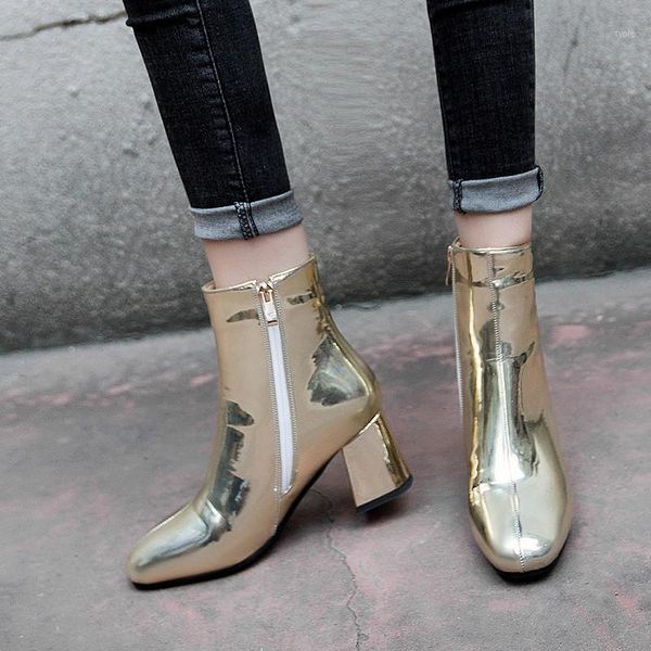 boots ymechic fashion autumn winter short plush mirror patent pu square toe gold silver black ankle high hoof heels womens shoes1 29no
boots ymechic fashion autumn winter short plush mirror patent pu square toe gold silver black ankle high hoof heels womens shoes1 29no
