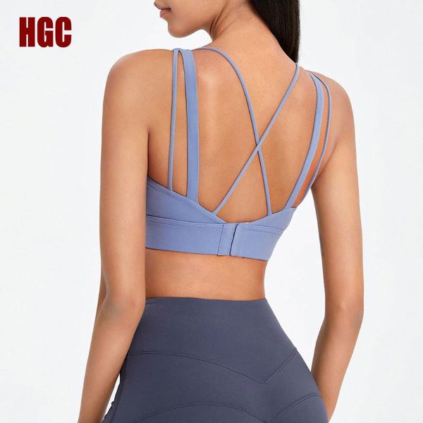 yoga outfit hgc sports bra woman high suppor impact back cross underwear push-up fitness tank crop elastic workout gym vest
yoga outfit hgc sports bra woman high suppor impact back cross underwear push-up fitness tank crop elastic workout gym vest