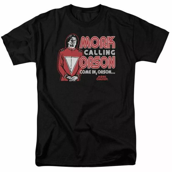 mork and mindy mork calling orson t shirt mens licensed classic tv show black, White;black
mork and mindy mork calling orson t shirt mens licensed classic tv show black, White;black