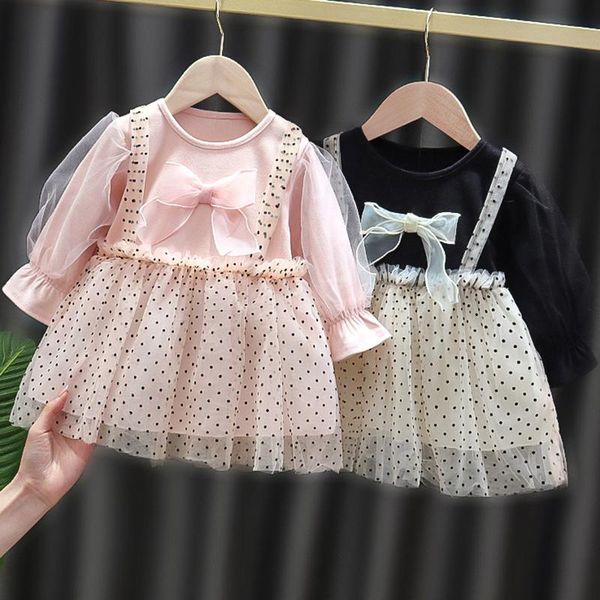 girl's dresses dress 2021 spring autumn long sleeve mesh polka dot princess birthday toddler girl clothes baby, Red;yellow
girl's dresses dress 2021 spring autumn long sleeve mesh polka dot princess birthday toddler girl clothes baby, Red;yellow