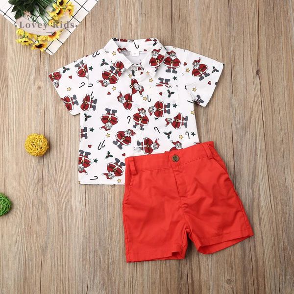 clothing sets 2021 toddler baby boy clothes christmas gentleman outfit xmas printing short sleeve shirt blouse pants shorts infant 2pcs, White
clothing sets 2021 toddler baby boy clothes christmas gentleman outfit xmas printing short sleeve shirt blouse pants shorts infant 2pcs, White