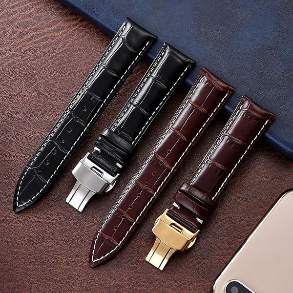watch bands black watchbands leather strap band 18mm 19mm 20mm 22mm foldable clasp wristband accessories wristbands, Black;brown
watch bands black watchbands leather strap band 18mm 19mm 20mm 22mm foldable clasp wristband accessories wristbands, Black;brown
