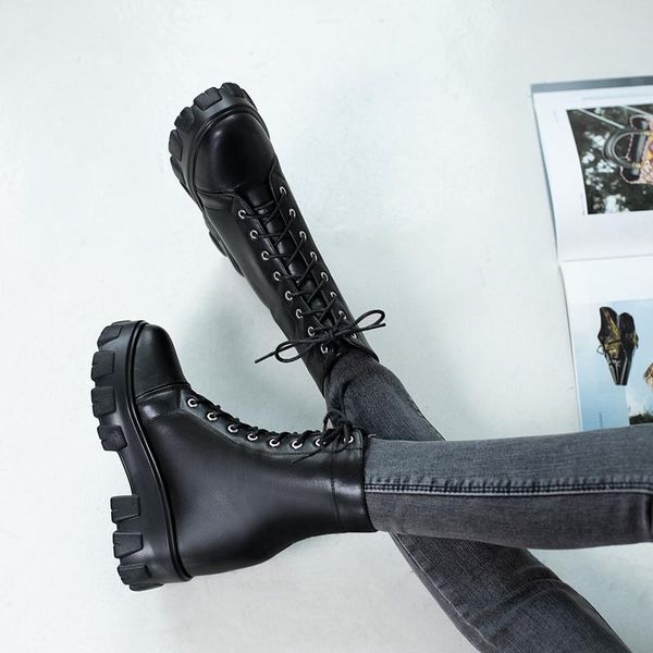 boots 2021 fashion women black ankle 8cm thick heel lace up white chunky autumn size 34-43
boots 2021 fashion women black ankle 8cm thick heel lace up white chunky autumn size 34-43
