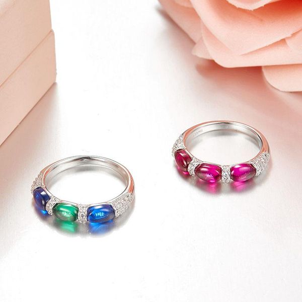cluster rings soelle 925 sterling silver three stone candy women bridal blue green red cubic zirconia finger ring fine fashion jewelry, Golden;silver
cluster rings soelle 925 sterling silver three stone candy women bridal blue green red cubic zirconia finger ring fine fashion jewelry, Golden;silver
